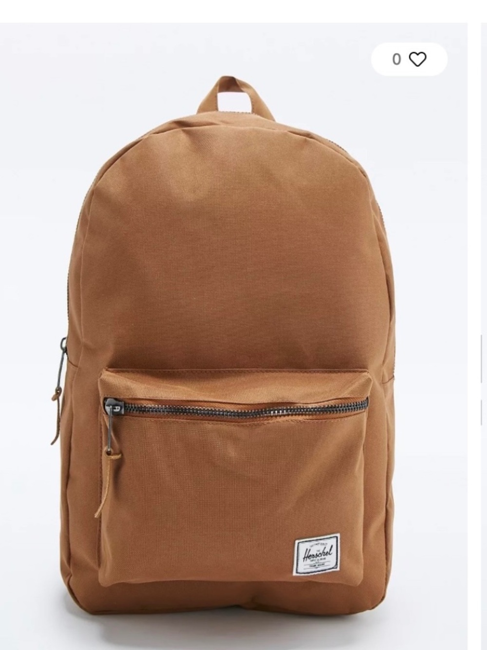 Herschel Classic Backpack Camel Brown Laptop School Travel Bag EUC